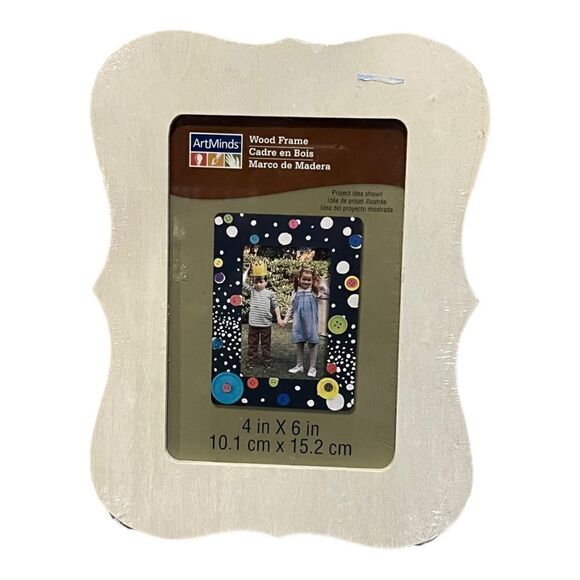 Michaels Set of Three Unfinished Picture Frames for 4" x 6" Photos New - Picture 4 of 7